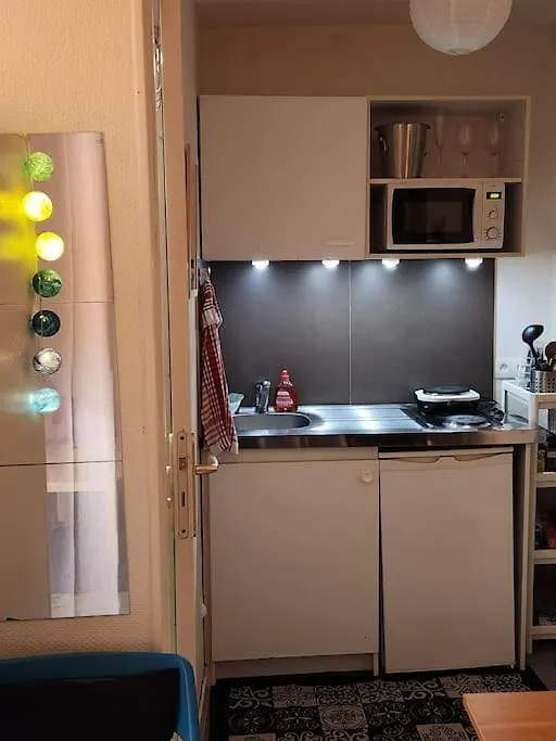 Joli Studio Boheme Sous Les Toits De 파리 0*,